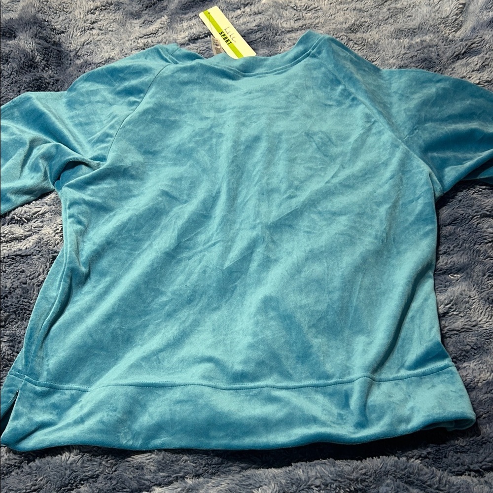 Teal Long Sleeve top - Picture 7 of 8